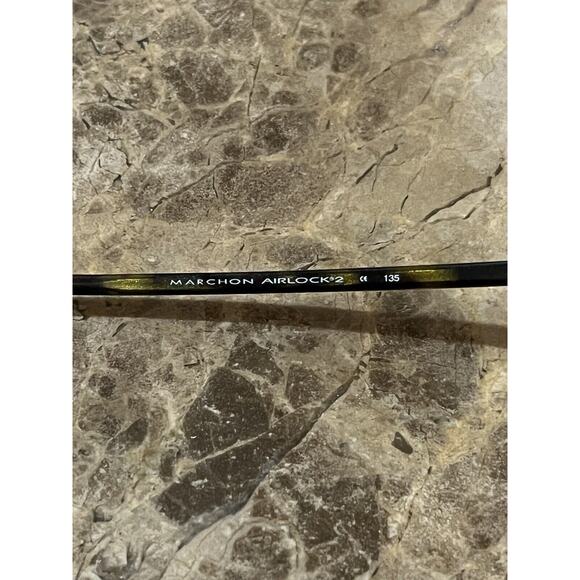 Marchon Airlock 2 - 770/39 RIMLESS EYEGLASSES 47-21-135 color 015 Tortoise - Picture 9 of 11